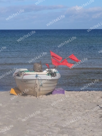 Boot am Strand