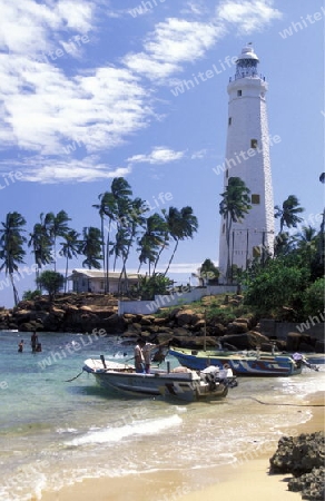 Ein Strand bei Matara im sueden von Sri Lanka in Asien.