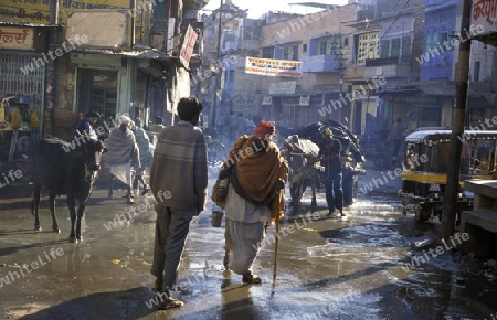 the city centre of  Jodhpur in the province of Rajasthan in India.