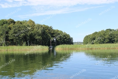 Kisajno See, auf der Wasserroute der Grossen Masurischen Seen