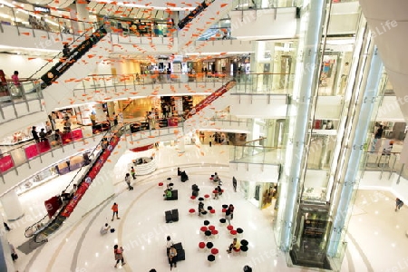 Das Shopping Center Central World Plaza beim Siam Square im Zentrum von Bangkok der Hauptstadt von Thailand in Suedostasien. 