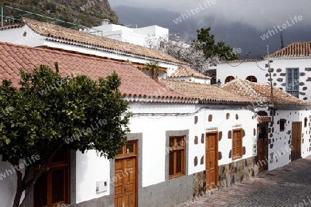 the  mountain Village of Santa Lucia  in the centre of the Canary Island of Spain in the Atlantic ocean.