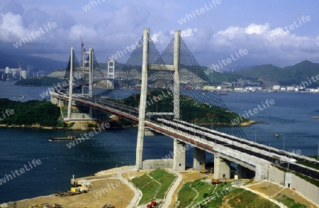 The Bridge of  Hanh Kong in Hong Kong in the south of China in Asia.