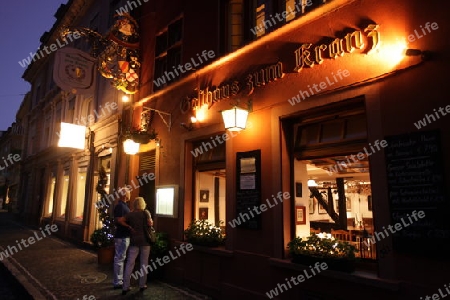  the old town of Freiburg im Breisgau in the Blackforest in the south of Germany in Europe.