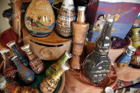 a sandbottle production in the city of Aqaba on the red sea in Jordan in the middle east.