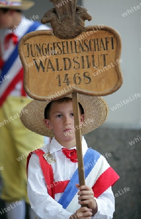 a traditional festival in the old town of Waldshut in the Blackforest in the south of Germany in Europe.