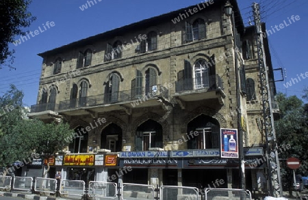 Ein Koloniales Haus in der Hauptstadt Damaskus in Syrien im Nahen Osten