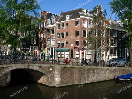 Amsterdam, Ecke Prinsengracht und Spiegelgracht