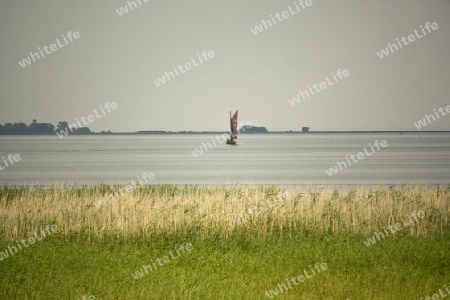 Zeesboot auf den Bodden