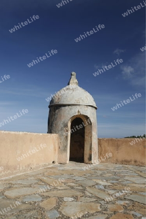 Suedamerika, Karibik, Venezuela, Isla Margarita, La Asuncion, Das Castillo de Santa Rosa in La Asuncion auf der Isla Margarita.      (Urs Flueeler) 