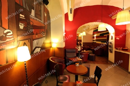 Europa, Osteuropa, Slowakei, Hauptstadt, Bratislava, Altstadt, Gasse, Sommer,  Restaurant, Cafe,