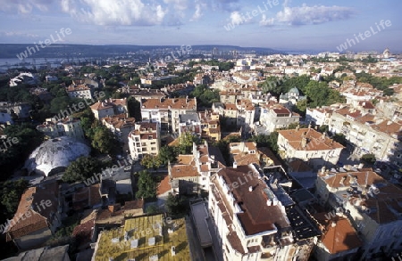 the city centre of Varna on the Blacksea in Bulgaria in east Europe.