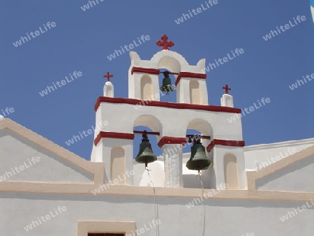 Glockenturm auf Santorin