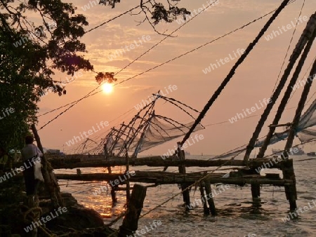 S?dindien,Netzfischer von Kochi