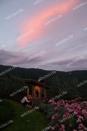 Abendd?mmerung in der Toskana