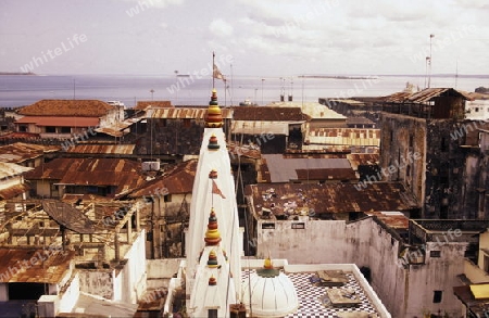 Die Altstadt von Stone Town  oder Zanzibar Town der Hauptstadt der Insel Sansibar im Indischen Ozean in Tansania in Ostafrika.. 