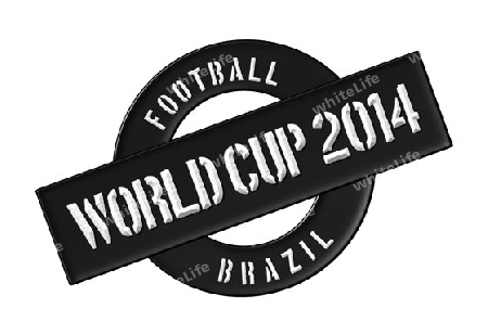 Illustration of the World Cup 2014 in Brazil as Banner for your presentation, website, inviting...