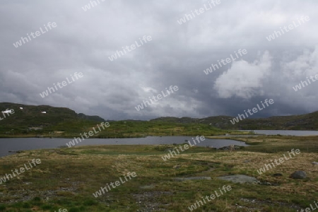 Bergseen und Gewitter