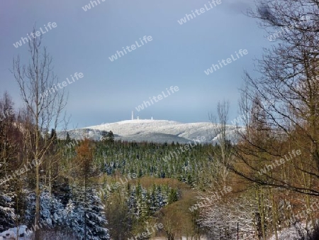 Blick zum Brocken