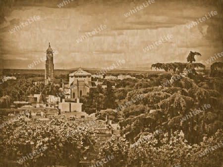 Blick vom Peyrou nach Nordwesten