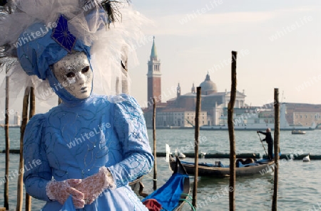 Venedig - blaue Maske