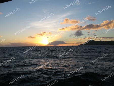 Sonnenuntergang auf Hawaii