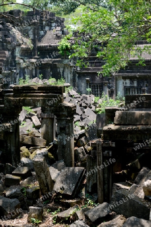 The Tempel Ruin of  Beng Mealea 32 Km north of in the Temple City of Angkor near the City of Siem Riep in the west of Cambodia.