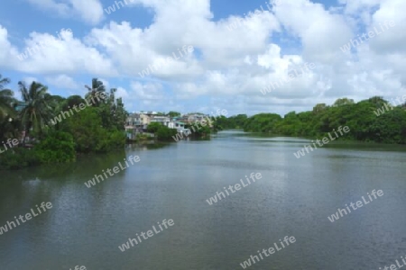 Mahebourg, La Chaux river. Mauritius