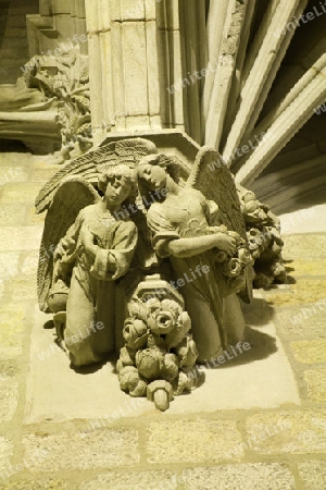 Barcelona - Detail von den gotisches Haus