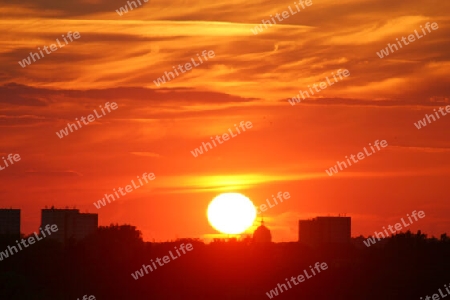 Sonnenuntergang in Potsdam