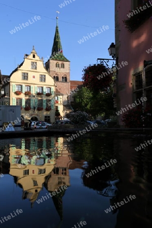  the Village of Turckheim in the province of Alsace in France in Europe