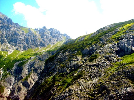 Berge im Brandnertal