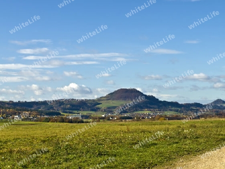 Blick auf den Hohenstaufen und Rechberg