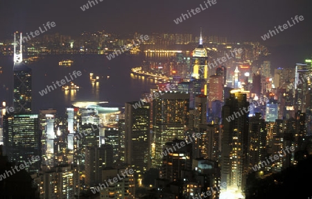 The City Centre of Hong Kong in the south of China in Asia.