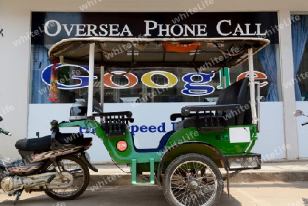 A Google Shop in the City centre of Siem Riep neat the Ankro Wat Temples in the west of Cambodia.