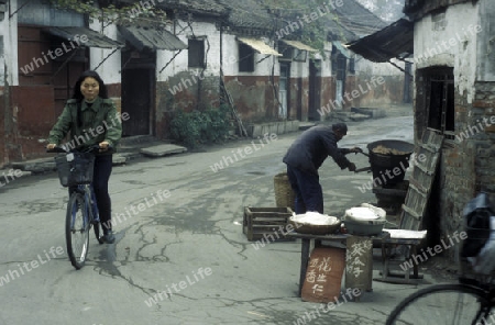 the old town of the city centre of Kaifeng in the province of Hubei in china in east asia. 