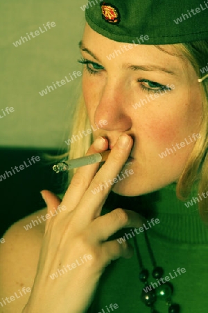 Smoking Cigarette
