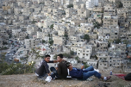 The City Centre of the City Amman in Jordan in the middle east.