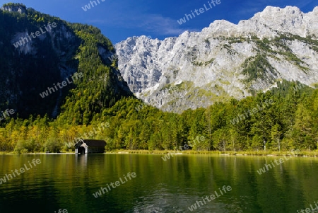 Das Watzmannmasiv im Nationalpark Berchtesgaden, Germany