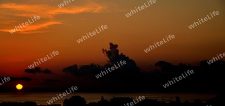 Sonnenuntergang am Stromboli