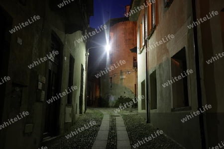 The old town of Pallanza near to Verbania on the Lago maggiore in the Lombardia  in north Italy. 