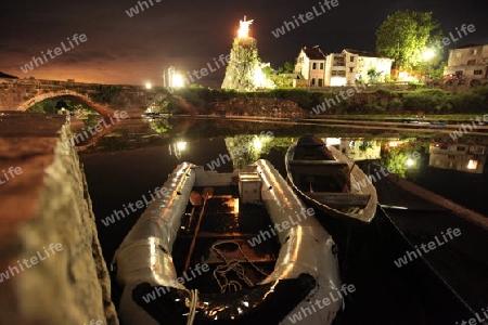 Europa, Osteuropa, Balkan. Montenegro, Skadar, See, Landschaft, Virpazar, Nacht, Abend,  