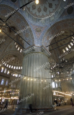 Die Aya Sofia Moschee im Stadtteil Sultanahmet in Istanbul in der Tuerkey.