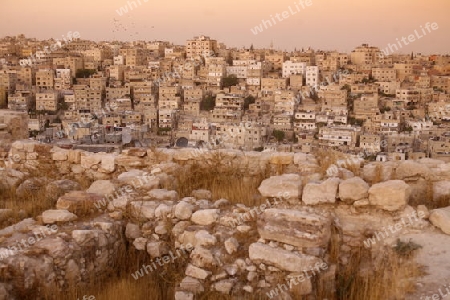 The City Centre of the City Amman in Jordan in the middle east.