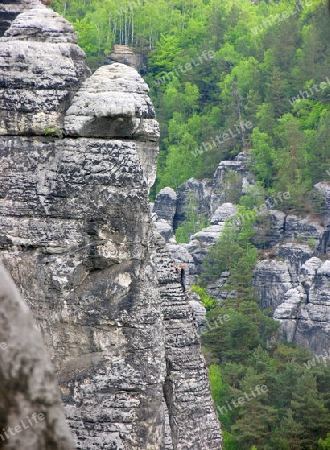 Klettern im Elbsandsteingebirge