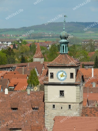 Wei?er Turm in Rothenburg