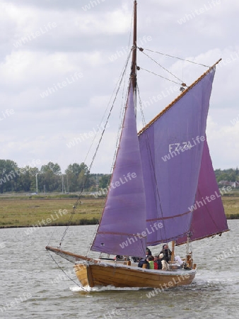 Zeesboot auf dem Bodden