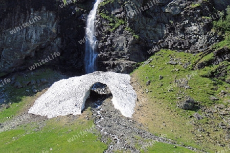 Wasserfall im Flamstal, Norwegen