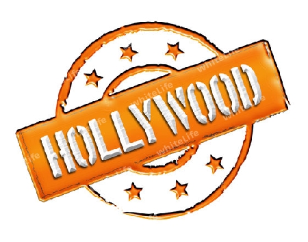 Sign, symbol, stamp or icon for your presentation, for websites and many more named HOLLYWOOD