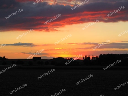 Sunset near Aachen